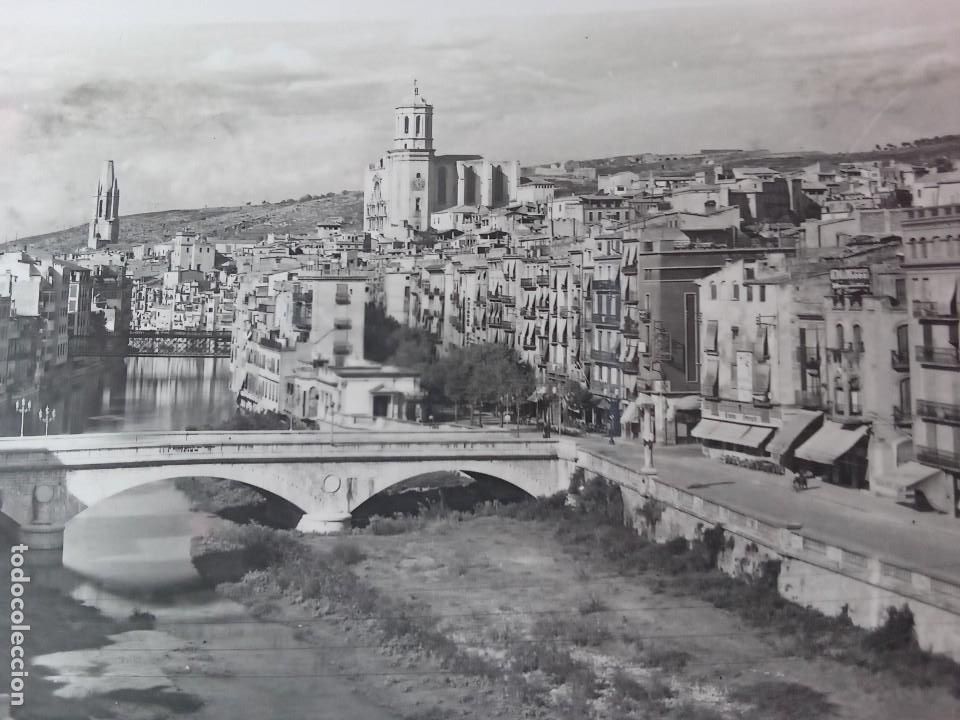 Postales: Girona.Rambles i pont d Isabel. - Foto 2