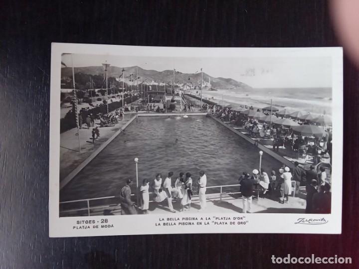 Postales: Sitges.Platja de Moda. - Foto 1