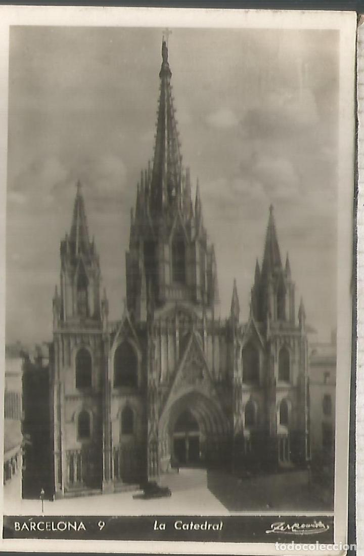 Postales: BARCELONA CATEDRAL ESCRITA - Foto 1