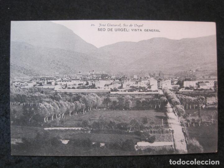 Postales: SEO DE URGEL-VISTA GENERAL-10-JOSE CLAVEROL-POSTAL ANTIGUA-(82.778)