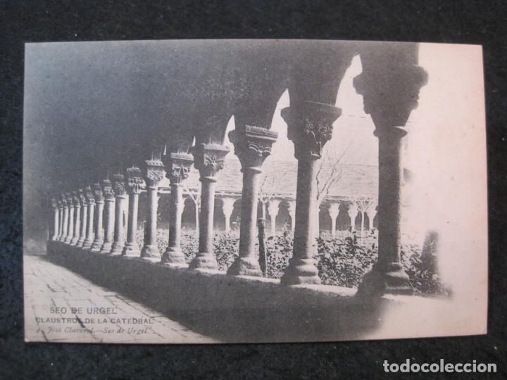 Postales: SEO DE URGEL-CLAUSTROS DE LA CATEDRAL-4-JOSE CLAVEROL-POSTAL ANTIGUA-(82.780)