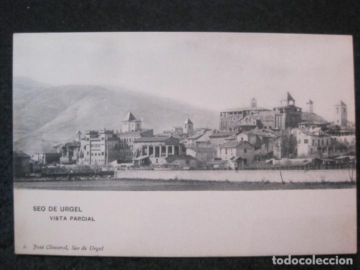Postales: SEO DE URGEL-VISTA PARCIAL-1-JOSE CLAVEROL-POSTAL ANTIGUA-(82.783)