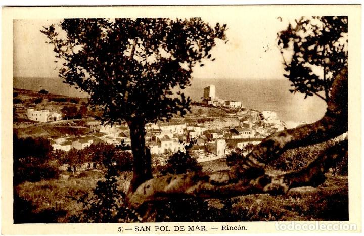 Postais: San Pol de Mar - Rinc&oacute;n - L. Roisin n&ordm; 5 - 140x89 mm.