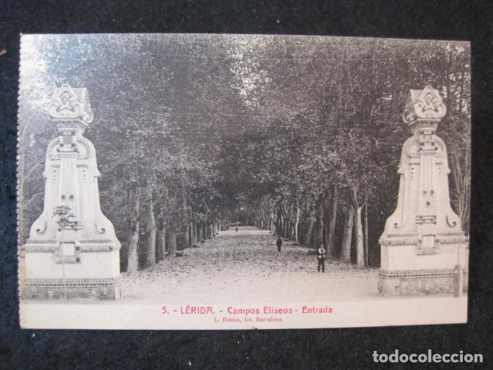 Postales: LLEIDA-CAMPOS ELISEOS-ENTRADA-ROISIN-5-POSTAL ANTIGUA-(82.941)