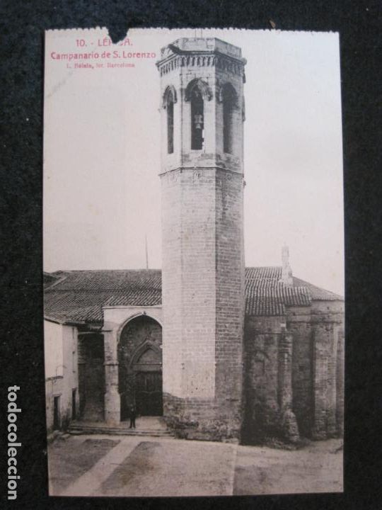 Postales: LLEIDA-CAMPANARIO DE SAN LORENZO-ROISIN-10-POSTAL ANTIGUA-(82.943)