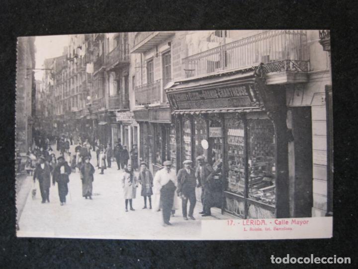 Postales: LLEIDA-CALLE MAYOR-ROISIN-17-POSTAL ANTIGUA-(82.946)