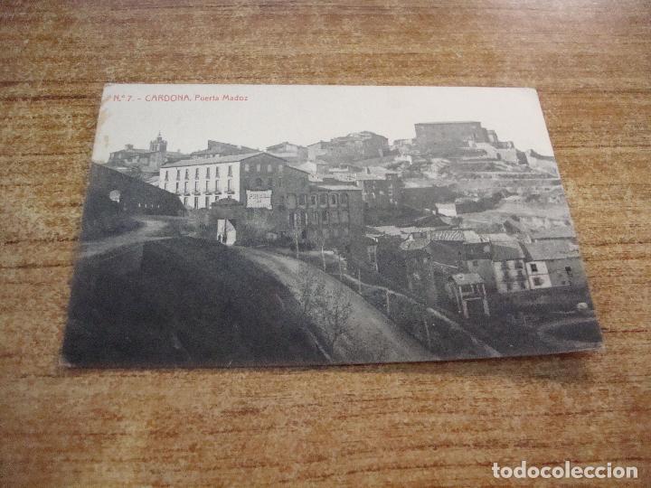 Postales: POSTAL SIN CIRCULAR CARDONA PUERTA MADOZ - Foto 1