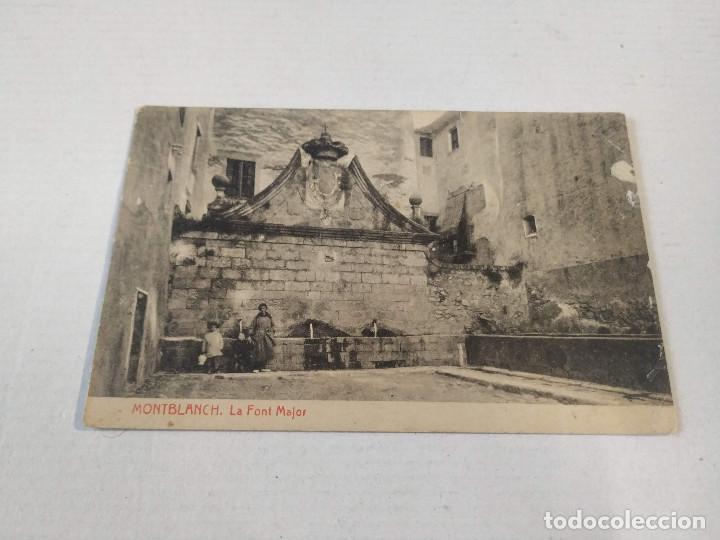 Postales: CONCA DE BARBER&Agrave; - POSTAL MONTBLANC - LA FONT MAJOR - Foto 1