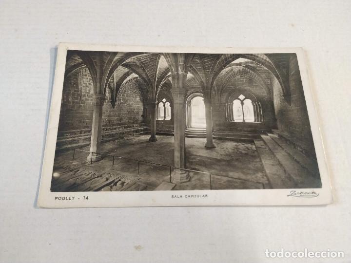 Postales: CONCA DE BARBER&Agrave; - POSTAL POBLET - SALA CAPITULAR - Foto 1