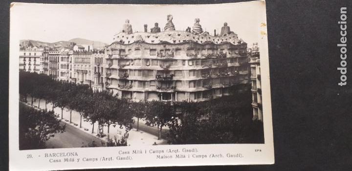 Postales: BARCELONA-V12B-SXX-14X9CM-CASA MILA I CAMPS-GAUDI