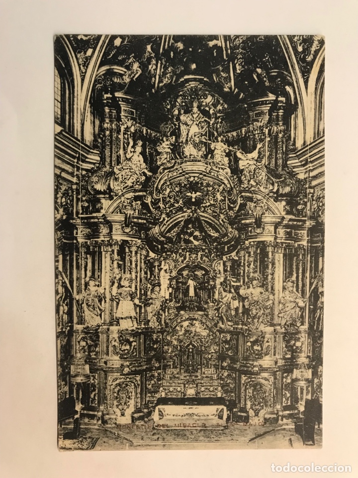 Postales: MONESTIR DEL MIRACLE (Lerida) Postal. Altar Mayor. Edita: Tarjeta Postal (h.1940?) S/C