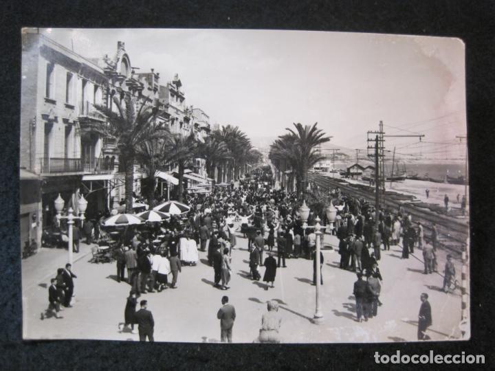 Postais: BADALONA-DETALLE DE LA RAMBLA-FOTO SOBERANAS-POSTAL ANTIGUA-(83.117)