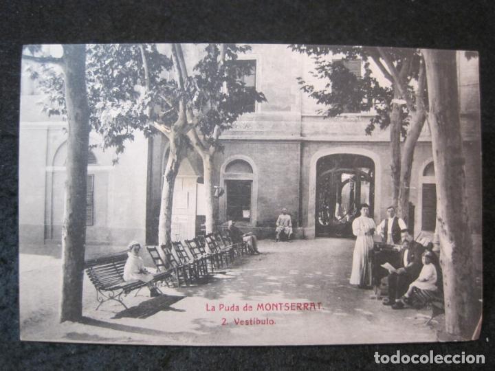 Postales: LA PUDA DE MONTSERRAT-VESTIBULO-ATV 2 A.T.V.-POSTAL ANTIGUA-(83.307)