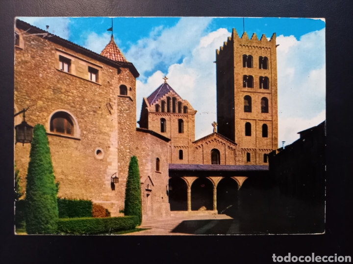 Postales: Postal ee ripoll. Gerona. Monasterio. - Foto 1