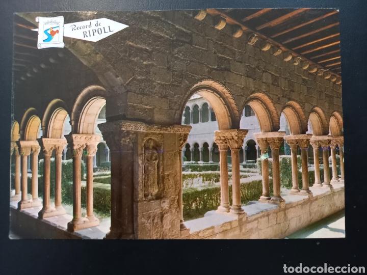 Postales: Postal de. Ripoll. Gerona. Claustro del monasterio. - Foto 1