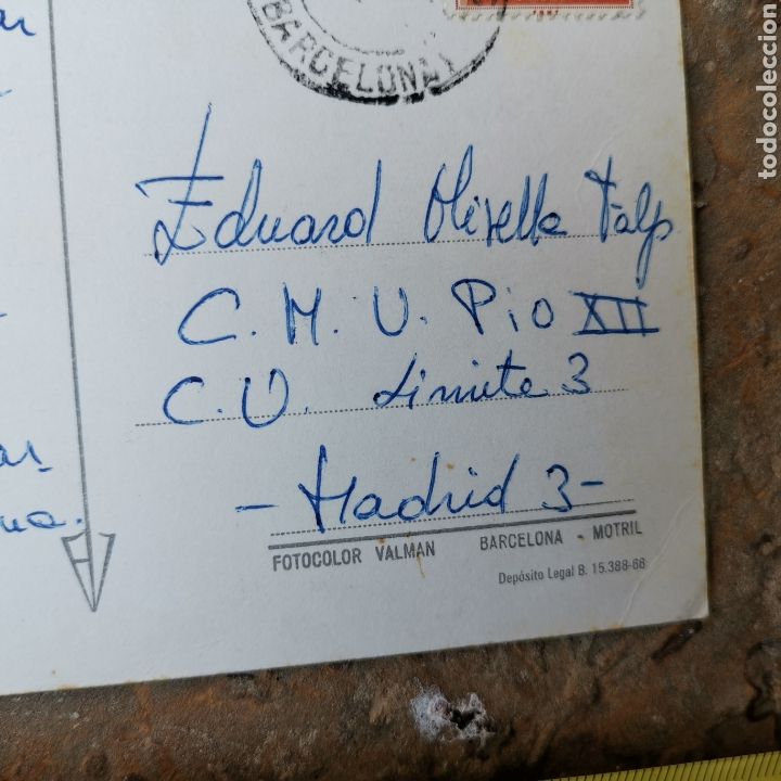 Postales: Postal de Cabrils de 1966, Eduard Olivella. - Foto 5