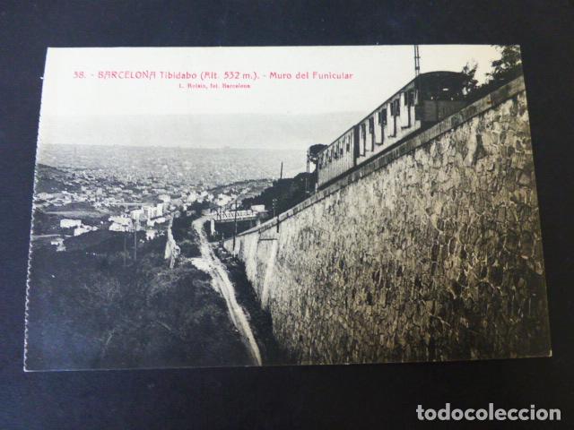 Postales: BARCELONA MURO DEL FUNICULAR - Foto 1