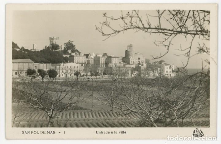 Postales: a07390 sant pol de mar entrada a la villa oriol n&ordm;1