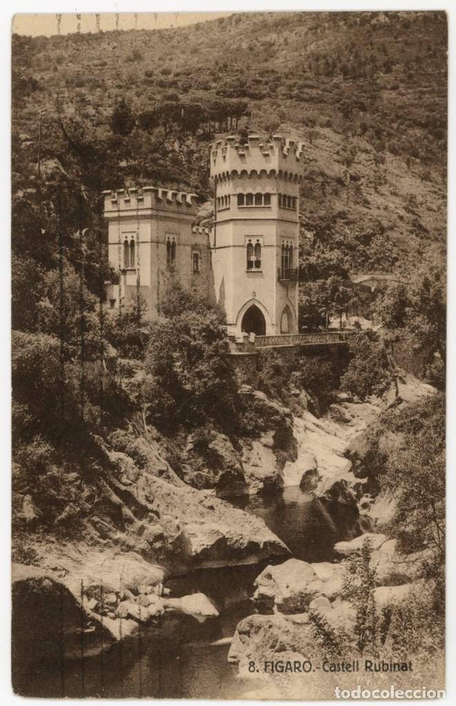 Postales: a07520 figaro castell rubinat fergui n&ordm;8 circulada 1936