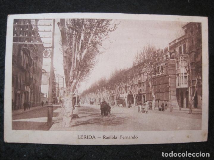 Postales: LLEIDA-RAMBLA FERNANDO-POSTAL ANTIGUA-(83.461)