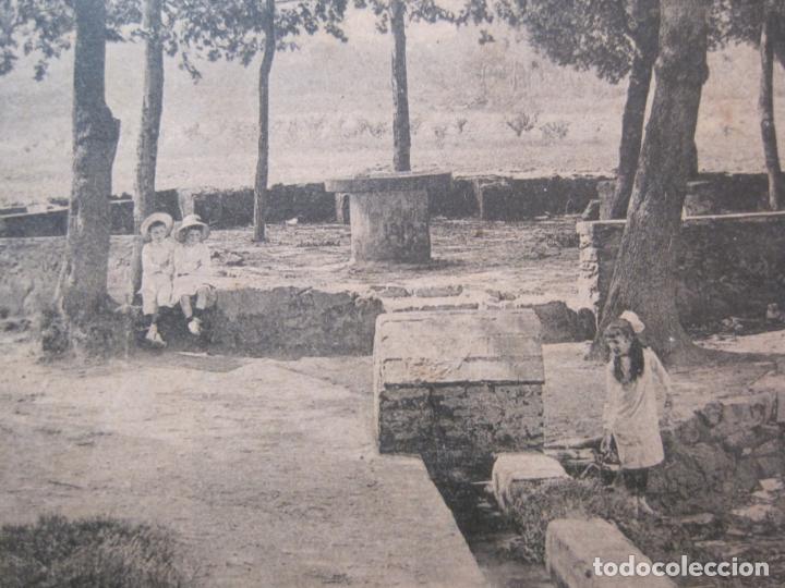 Cartes Postales: VALLROMANAS-FONT DEL GINESTA-ROISIN-4-POSTAL ANTIGUA-(83.490)