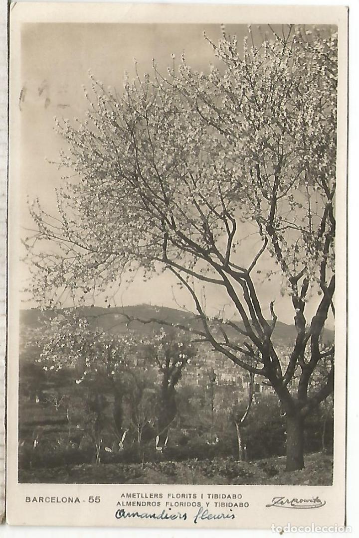 Postales: BARCELONA TIBIDABO ESCRITA - Foto 1