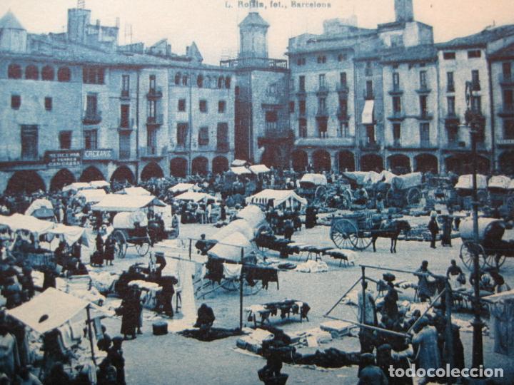 Cartes Postales: VICH-PLAZA MAYOR-EL MERCADO-ROISIN-3-POSTAL ANTIGUA-(83.521)