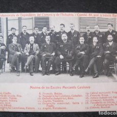 Postales: BARCELONA-CENTRE AUTONOMISTA DEPENDENTS COMERS E INDUSTRIA-MESTRES-POSTAL ANTIGUA-(83.595)