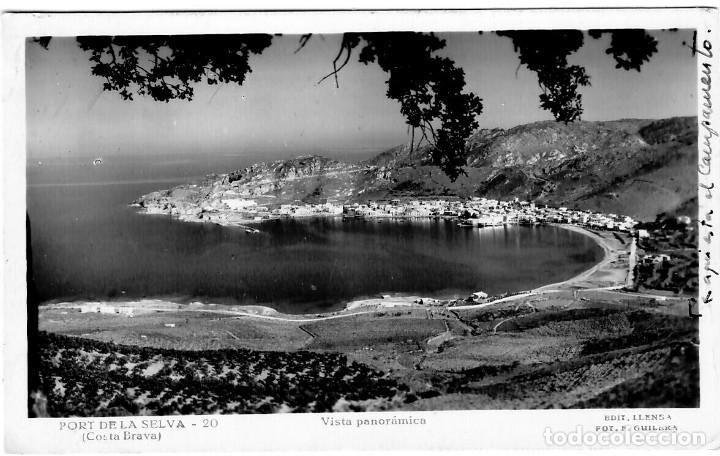 Postales: Port de la Selva - Vista Panor&aacute;mica - Foto Guilera - Ed. Llensa n&ordm; 20 - 141x92mm.