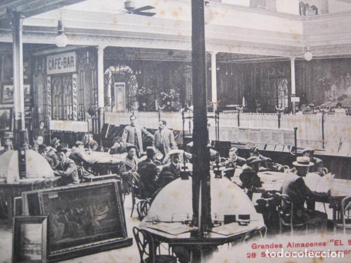 Postkarten: BARCELONA-GRANDES ALMACENES EL SIGLO-SALON DE LECTURA-POSTAL ANTIGUA-(83.612)