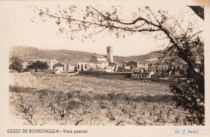 Postales: POSTAL FOTOGRAFICA DE OLESA DE RONCESVALLS -VISTA PARCIAL ED. J BADELL