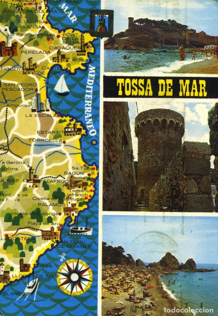 Cartes Postales: m08966 4842 Tossa Diversos Aspectos 1973 Escudo De Oro N&ordm;12
