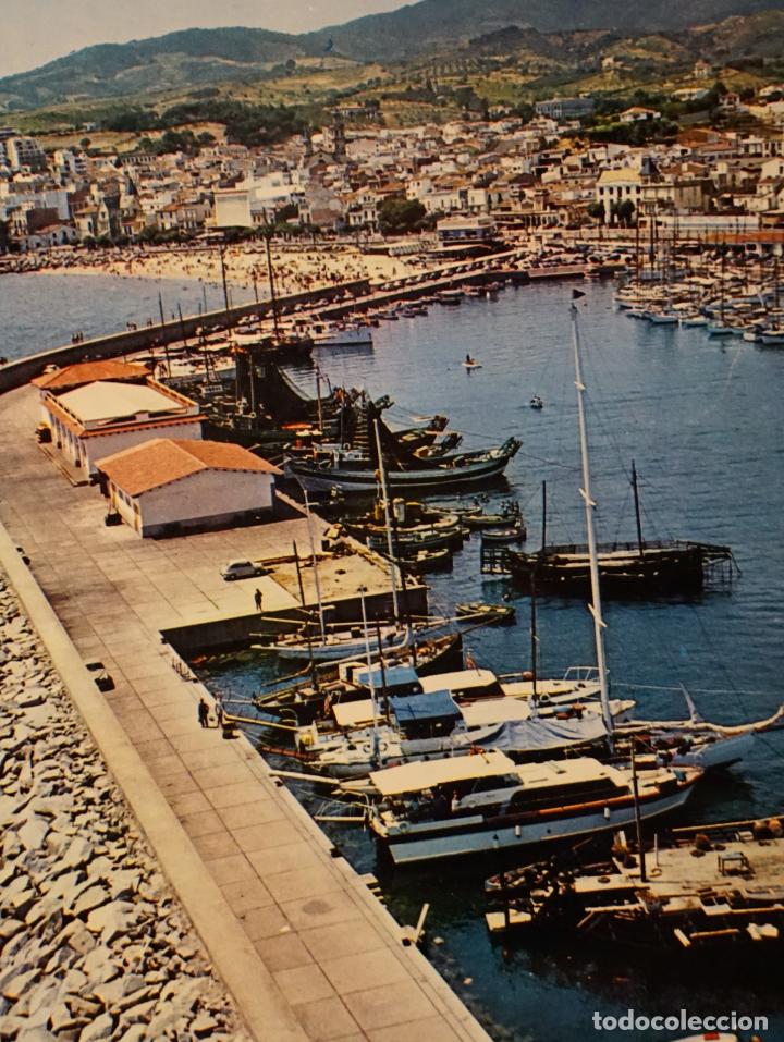 Postales: Arenys de Mar, Puerto, postal circulada del a&ntilde;o 1967