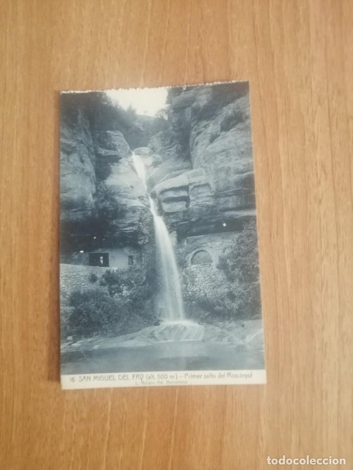 Postales: POSTAL SAN MIGUEL DE FAY PRIMER SALTO DEL ROSSINYOL SIN CIRCULAR