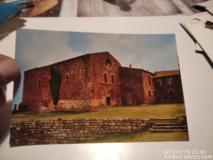 Postales: Postal iglesia rom&aacute;nica Castillo San Miguel de Escornalbou