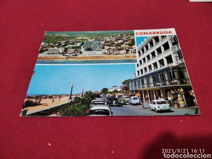 Postales: Postal comarruga playa, hotel - Foto 1