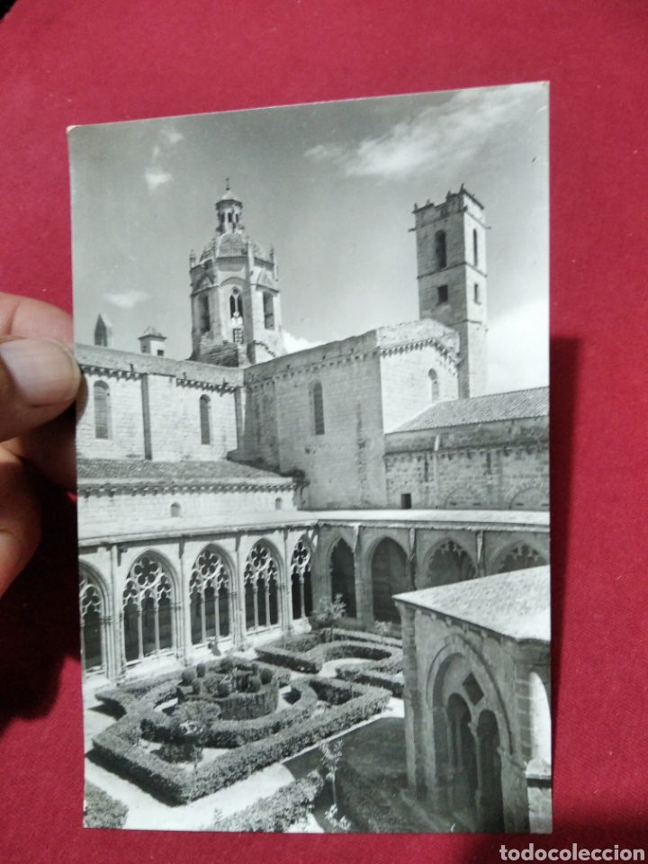 Postales: Postal antigua monasterio de Santes Creus claustro y Torres