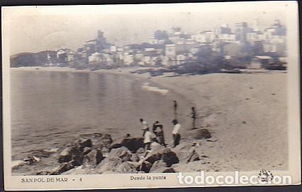 Postales: POSTAL SANT POL DE MAR DESDE LA PUNTA - Foto 1