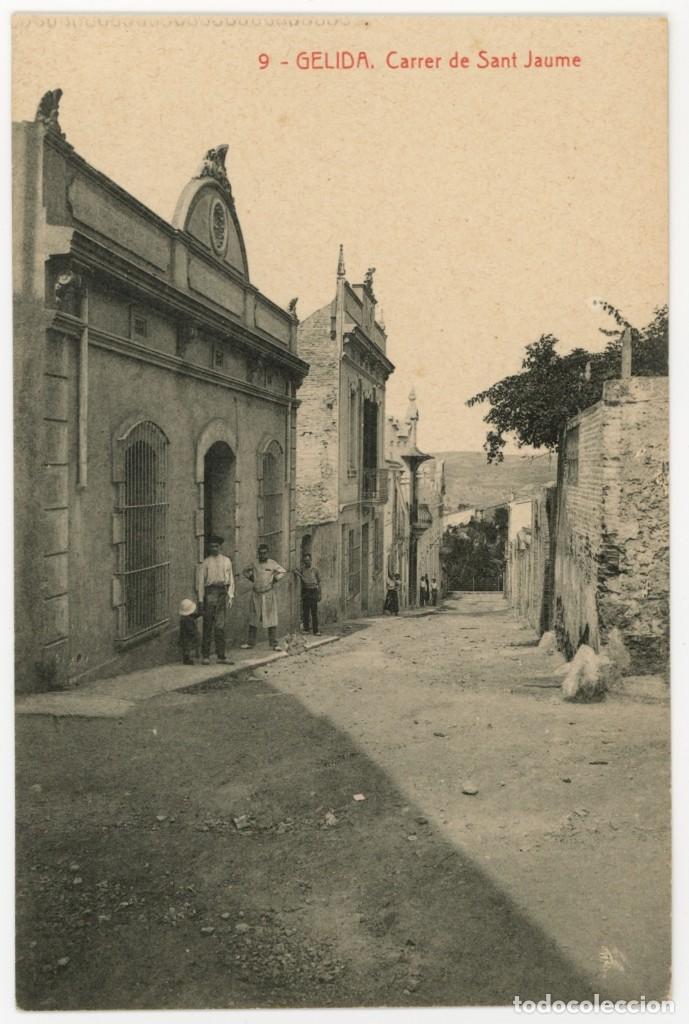 Postkarten: a07782 4785 gelida carrer de sant jaume thomas n&ordm;9 animada