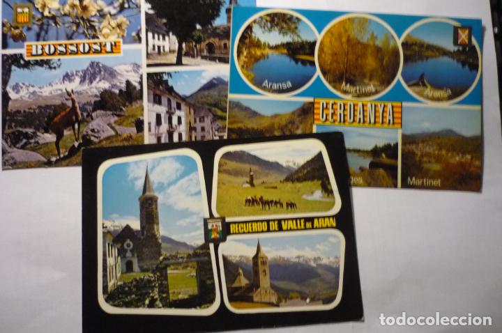 Postales: LOTE POSTALES VALLE DE ARAN PIRINEO 1 CIRCULADA&iexcl;&iexcl; CM