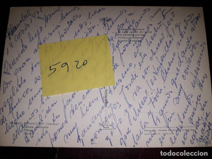 Postales: N&ordm; 5920 POSTAL GERONA PLANOLASIGLESIA Y ABSIDE - Foto 2