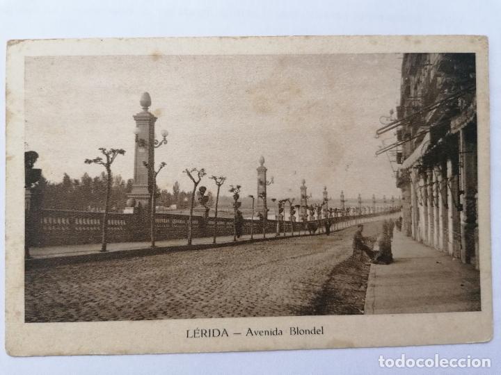 Postales: POSTAL LERIDA, AVENIDA BLONDEL, EDICION CASA SOL