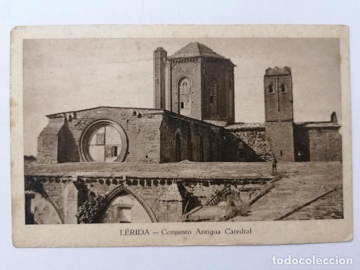 Postales: POSTAL LERIDA, CONJUNTO ANTIGUA CATEDRAL, EDICION CASA SOL