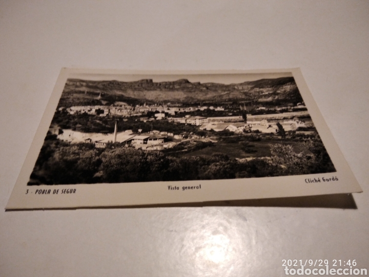 Postales: Postal Pobla de Segur vista general
