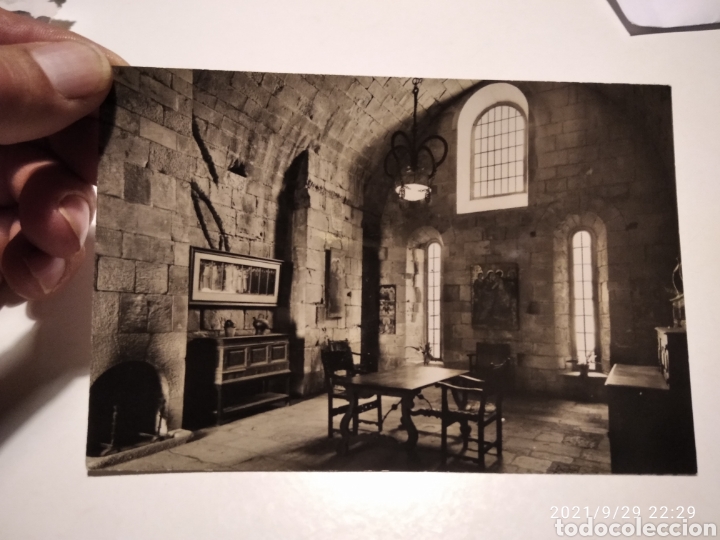 Postales: Postal monasterio de Poblet sala