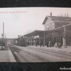 Postales: MANLLEU-ESTACION DEL FERROCARRIL-THOMAS-POSTAL ANTIGUA-(84.276)