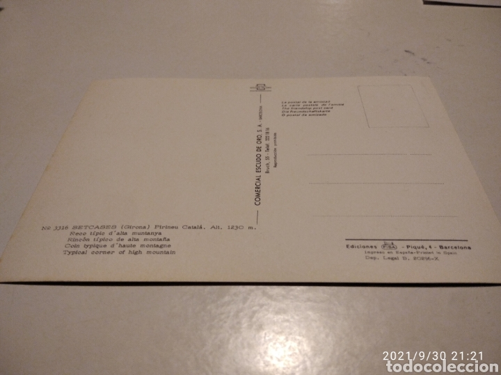 Postales: Postal SETCASES vacas - Foto 2