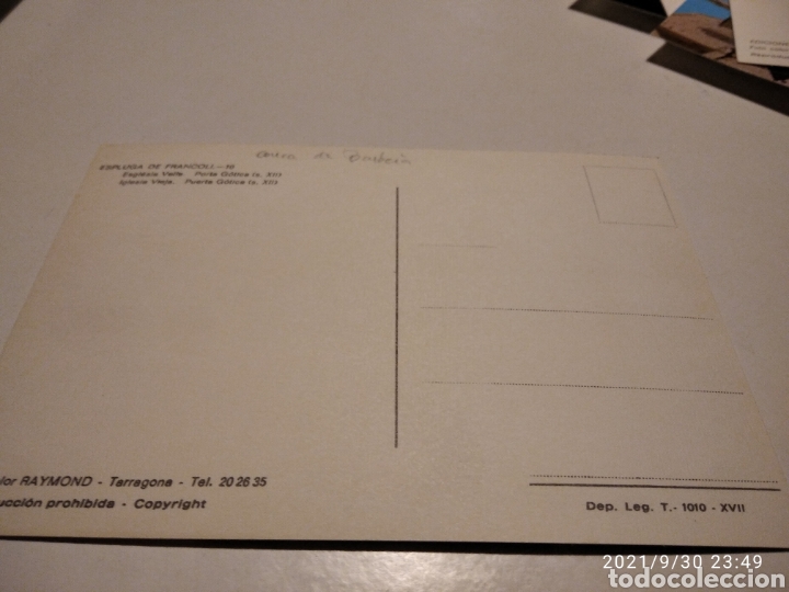 Postales: Postal Espluga de Francol&iacute; - Foto 2