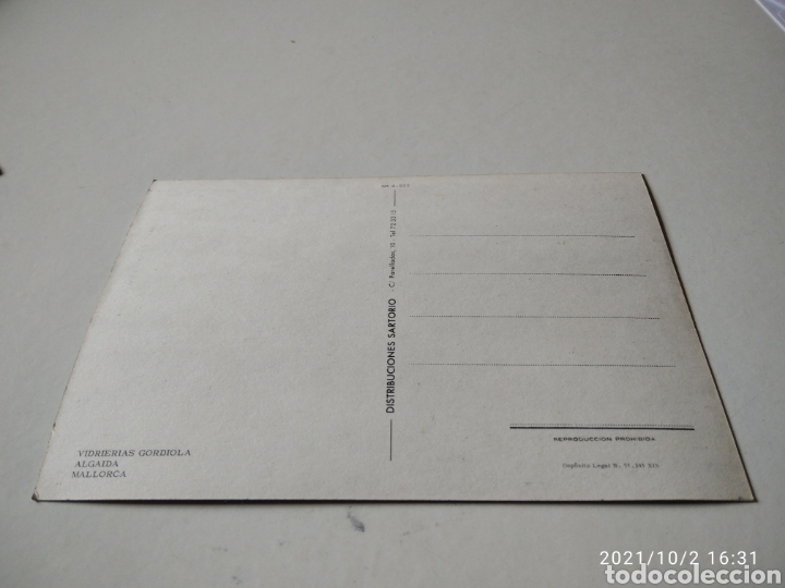 Postales: Postal vidrierias Algaida Mallorca - Foto 2