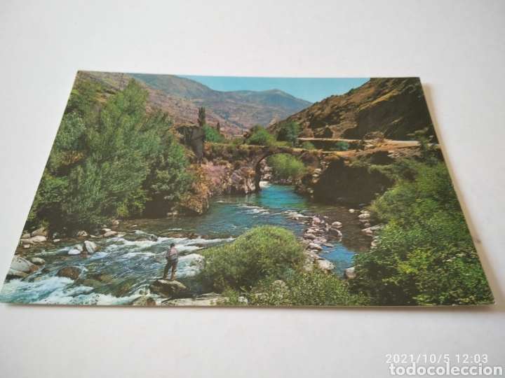Postales: Postal El Pallars Boren Puente r&iacute;o